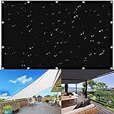 tenda a vela rettangolare 1.8 x 3 m protezione uv 98%,privacy tenda a vela per giardino balcone terrazza con kit di fissaggio e anelli per giardino terrazzo, nero