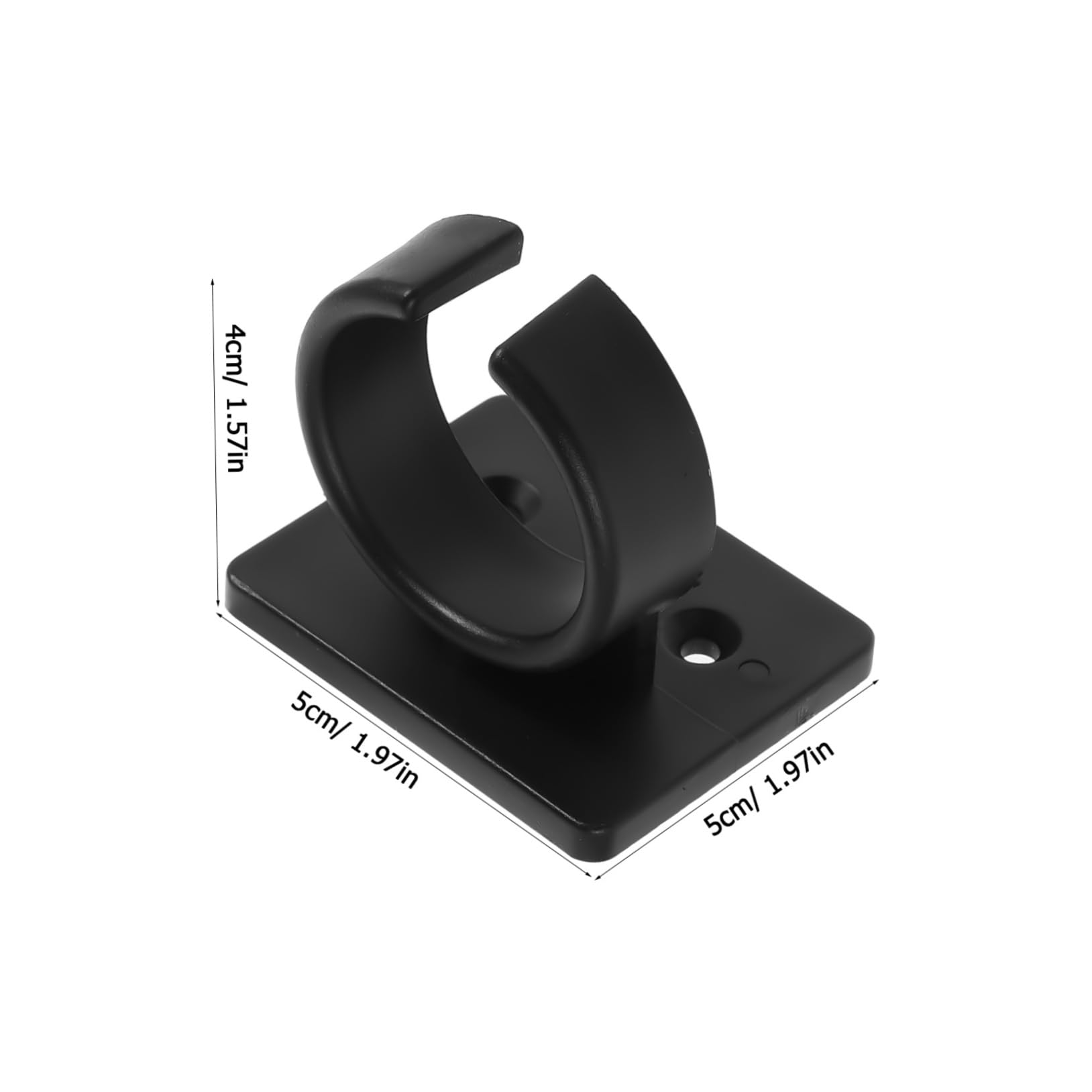 Milisten 10pcs Adjustable Desktop Microphone Holder with Wall Mounted Clip for Space Saving Home Durable Design for Interviews and Karaoke Firm Grip for Stability