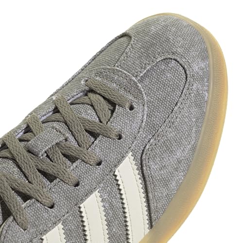 Image of adidas Womens Gazelle Indoor Lace Up Sneakers Shoes Casual - Grey - Size 5.5 M