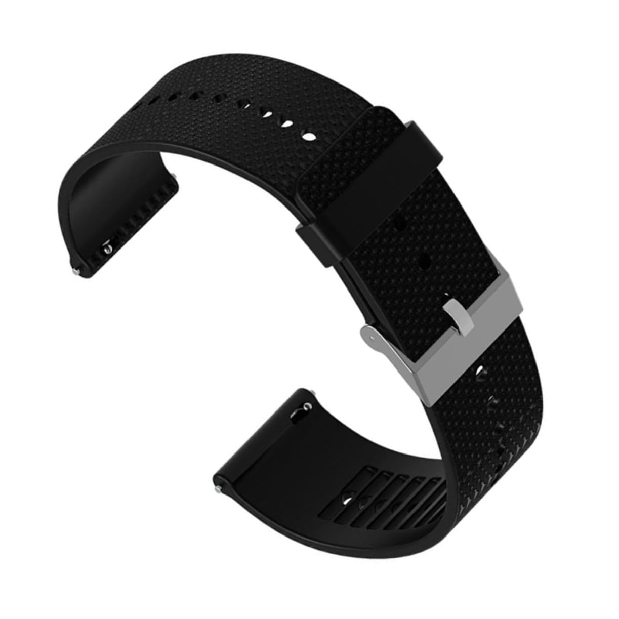 Correa de silicona de repuesto compatible con reloj para hombre resistente 8