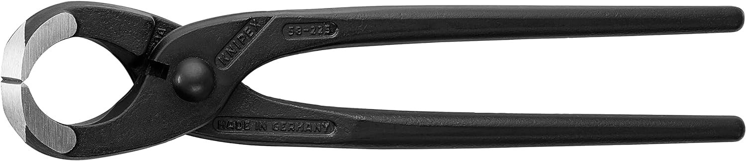 KNIPEX Töpferzange (Ziegelkneifzange) schwarz atramentiert 225 mm 58 30 225