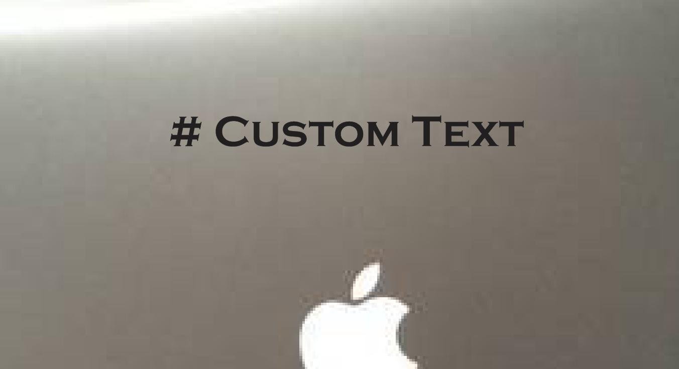 # Hashtag Custom text 2"high Sticker Window Decal Vinyl Personalized @ Your Hash Tag Text Lettering choice of colors Windshield Sticker Vinyl