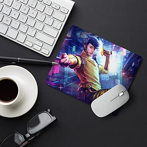 Image of Chiraiyaa Freefire Fighter Game Boy Designer Printed Premium Mouse pad with Anti-Skid Base and Smooth Gliding (9 in x 7.5 in)