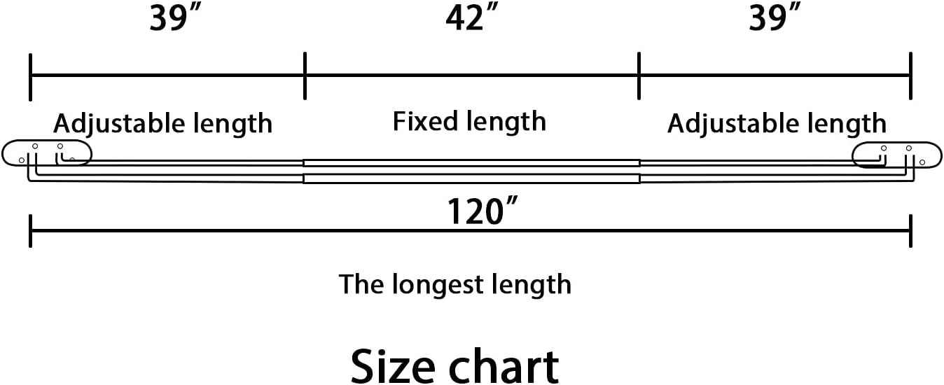 H.VERSAILTEX Double Curtain Rods for Windows 66 to 120 Inch Wrap Around Indoor/Outdoor Double Curtain Rods for Blackout Curtains, Suit for Grommet and Rod Pocket, Nicekl : Home & Kitchen