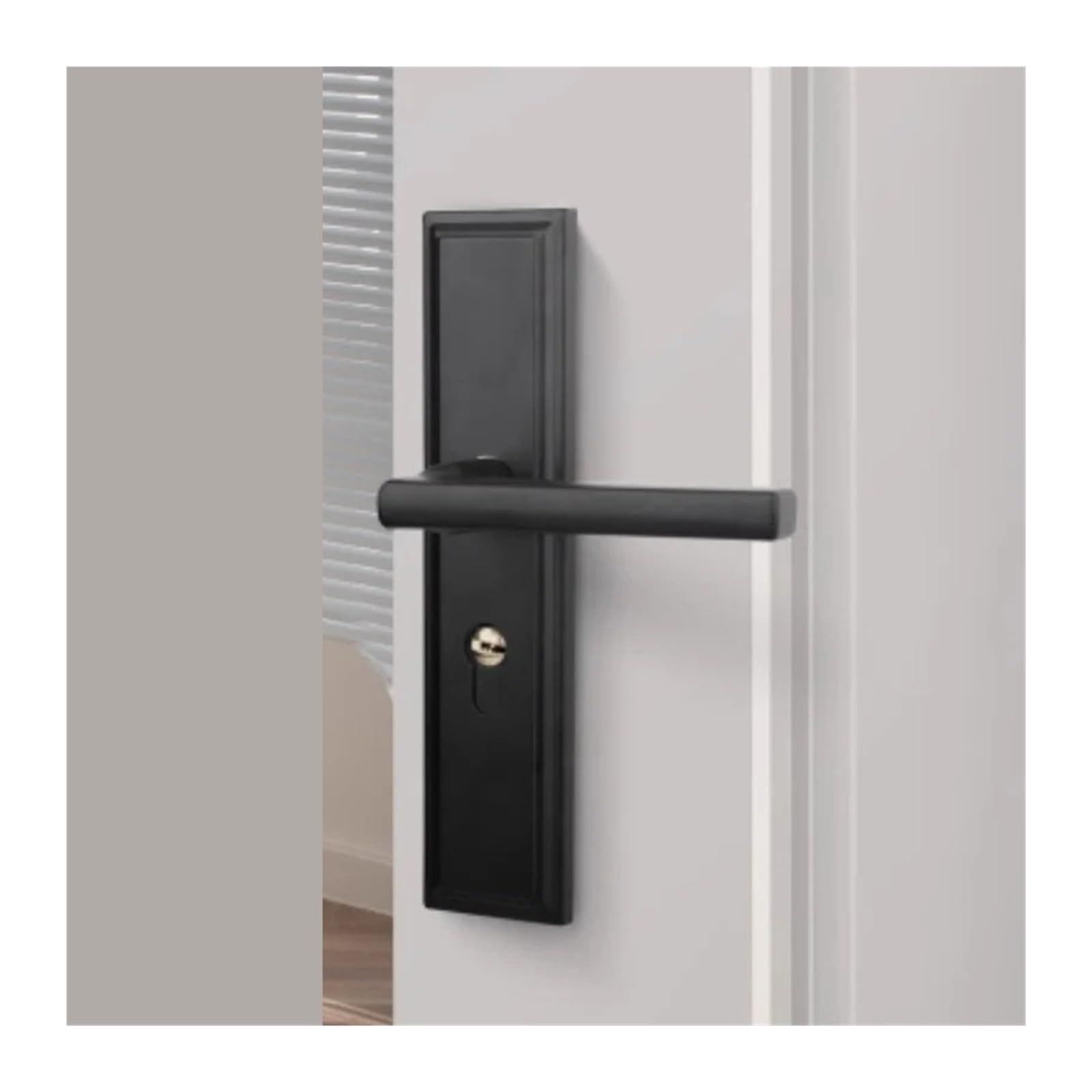 Cerradura de puerta de aluminio de 50mm para dormitorio interior con llave