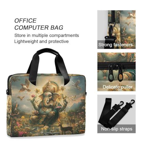 Funda para portátil 15.6 pulg con asa y correa miniatura 6