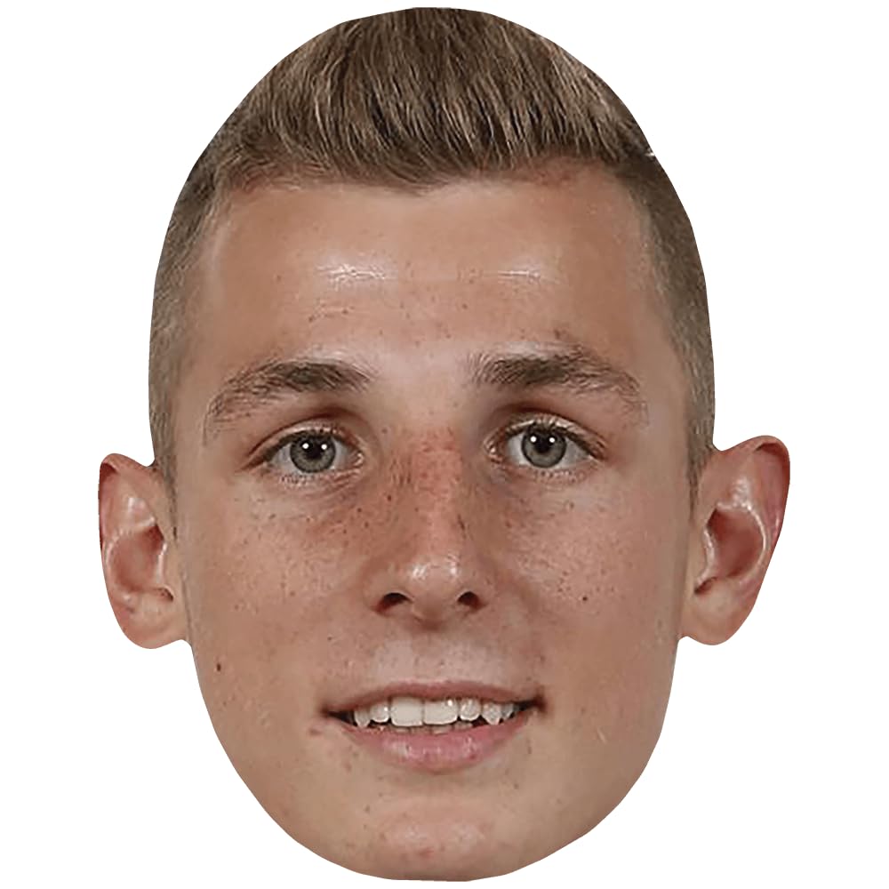 Lucas Digne (Smile) Celebrity Mask, Flat Card Face, Fancy Dress Mask
