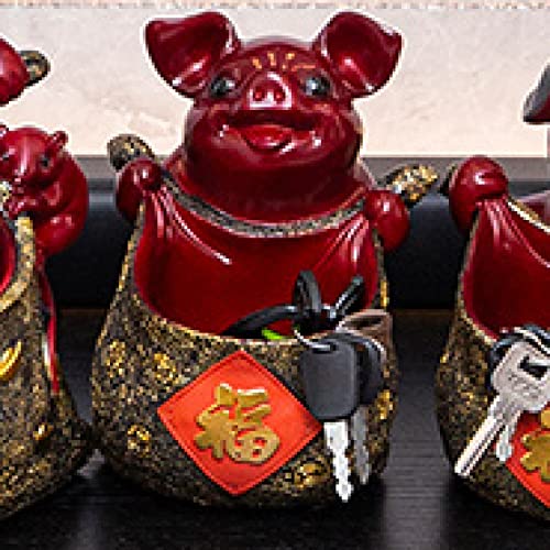 Cochon boîte de rangement créatif pour bureau et salon
