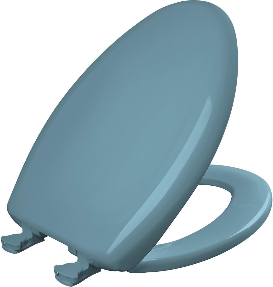 Plastic Elongated Toilet Seat Finish: Regency Blue
