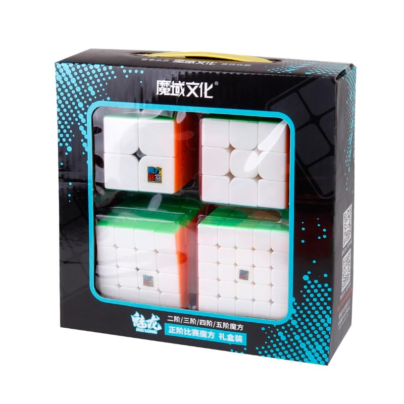 Moyu Meilong 2x2 3x3 4x4 5x5 Cube Set Gift Box Magic Cube Bundle