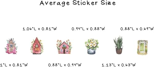 Miniatura 4 de allydrew 3 rollos de calcomanías decorativas de cinta washi para álbumes de recortes, papelería, diario, fabricación de tarjetas (300 unidades),