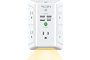 NUOZHI Surge Protector Power Strip: Essential Power and Convenience
