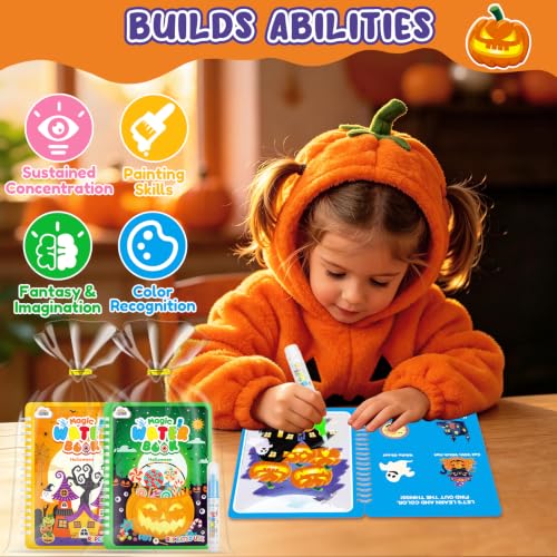 ZMLM 24 Pack Halloween Water Coloring Books for Toddlers Party Favors - image 7