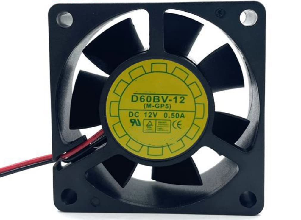 for D60BV12 12V 0.5A 60X60X20MM 2Wire Cooling Fan Amazon.ca