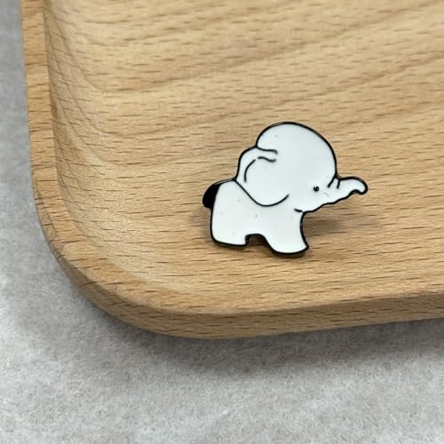 Image of Elephant Awesome Brooch Cartoon Enamel Brooch Pin Jacket Lapel Metal Pins Brooches Badges Exquisite Jewelry