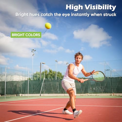 Image of Treeroot 16 /30 /40 /60 /80 Pcs Tennis Balls, High Elasticity Tennis Balls Bulk, Comes with a Portable Mesh Bag, Tennis Ball for Dogs, Suitable for Beginner Training Ball, Durable & Bounce
