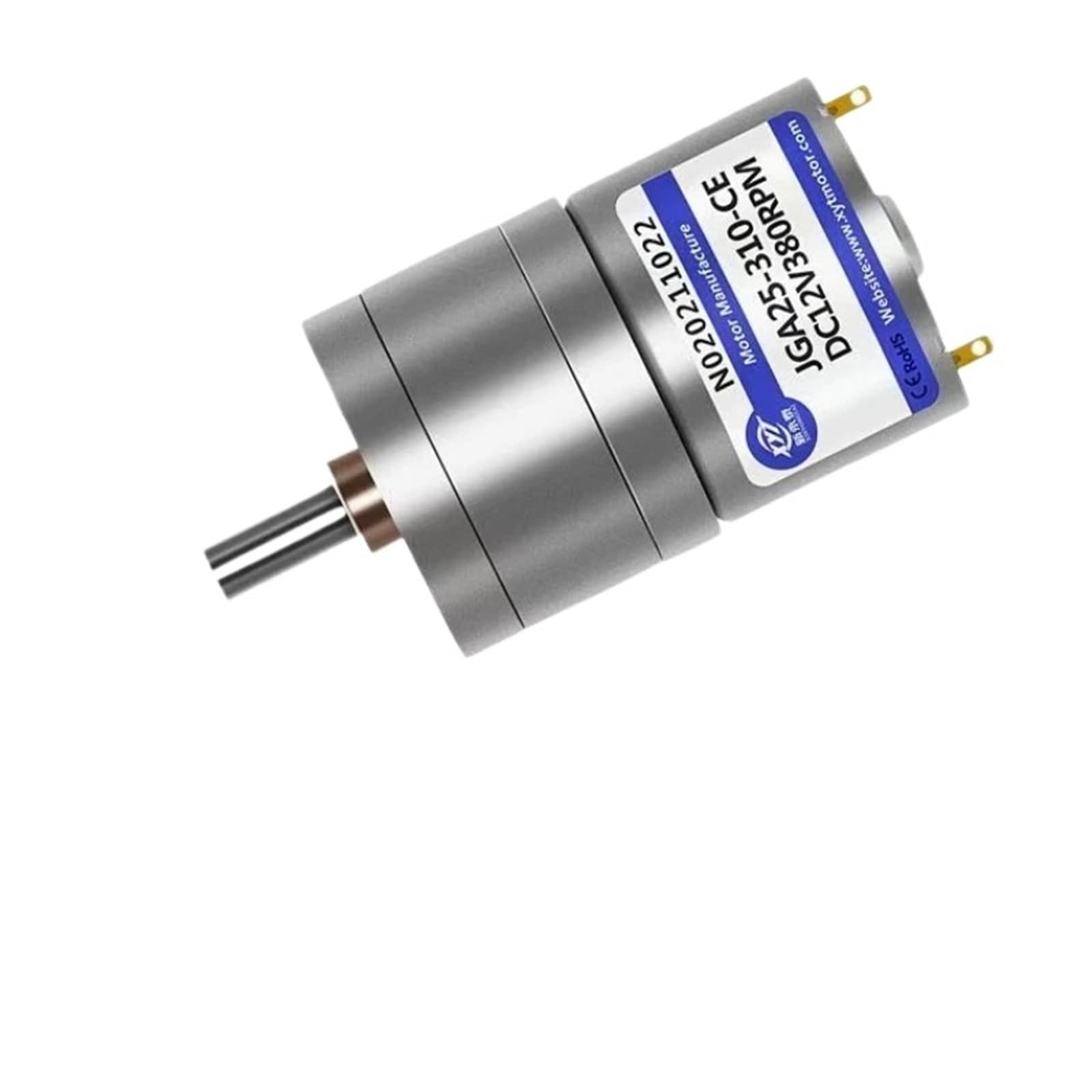 Silnik z przekładnią cc, redukcja odwracalnej skrzyni biegów JGA25-310 6V 12V, mikrosilnik, wysokie inteligentne części, sprzęt elektroniczny dla majsterkowiczów (tylko silnik, 6V468 obr./min)