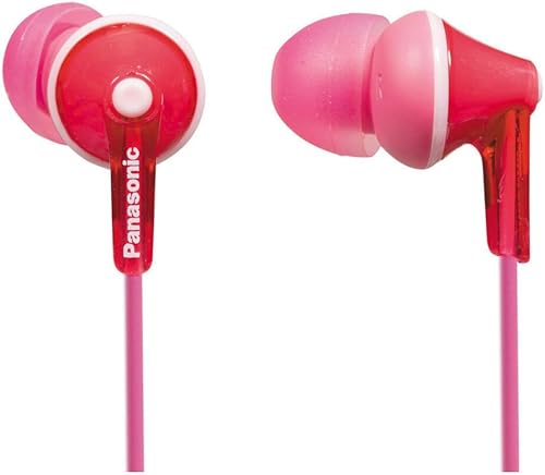 Panasonic Auriculares con cable - con cable, rosa (RP-HJE125-P)