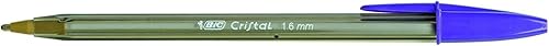 Miniatura 8 de BIC Cristal Fun - Bolígrafos de punta ancha (0.063 in), paquete de 4 unidades, colores surtidos para escribir