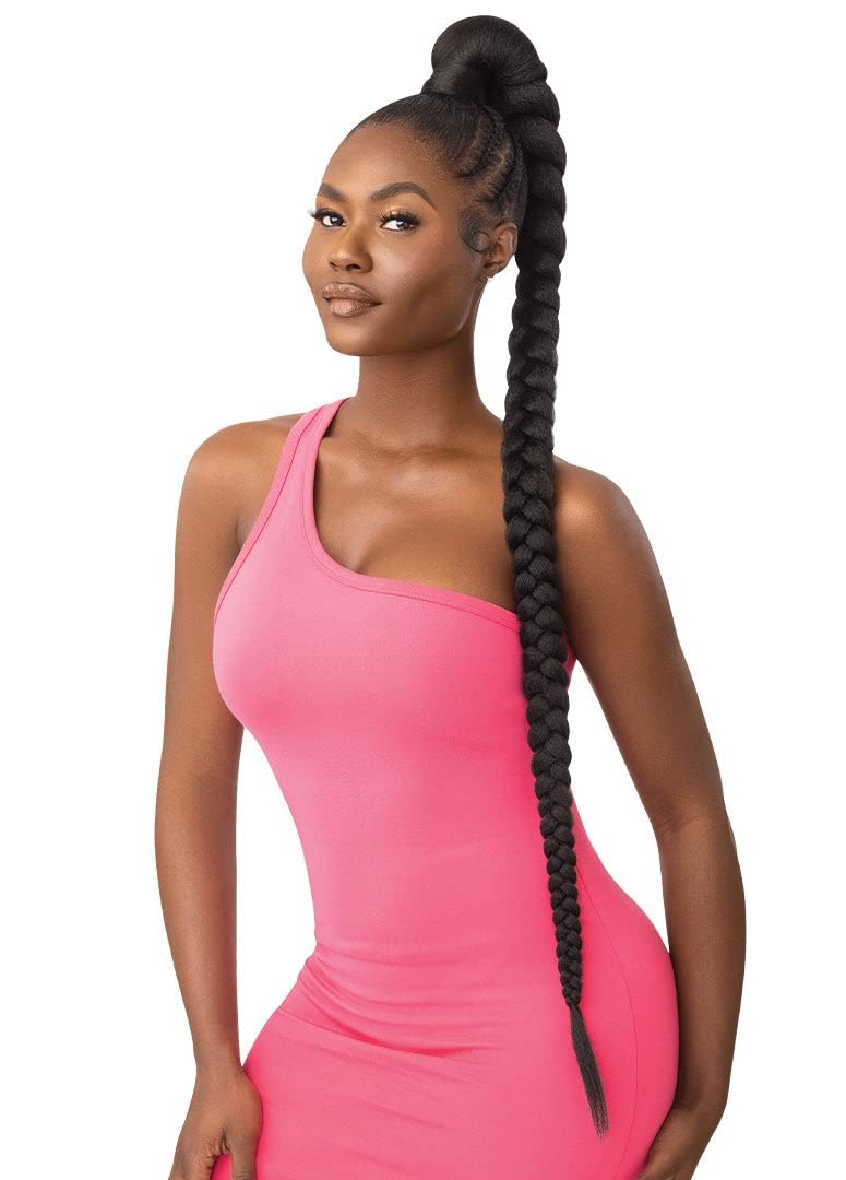 Outre Pretty Quick - Wrap Pony - Natural Braided Ponytail 42" (1B)