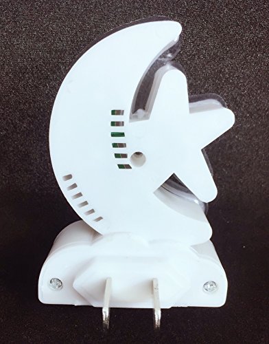 Trisonic Led Plug-In With On/Off Switch Night Light For Kids Nursery Decor For Home Bedroom Decoration Gift Moon & Star #TOP2