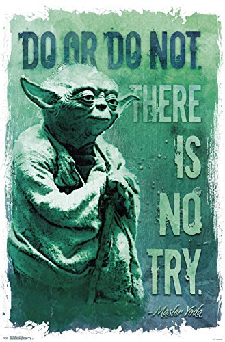 Trends International Star Wars: Saga-Do Or Do Not, 22.375" x 34", Premium Unframed