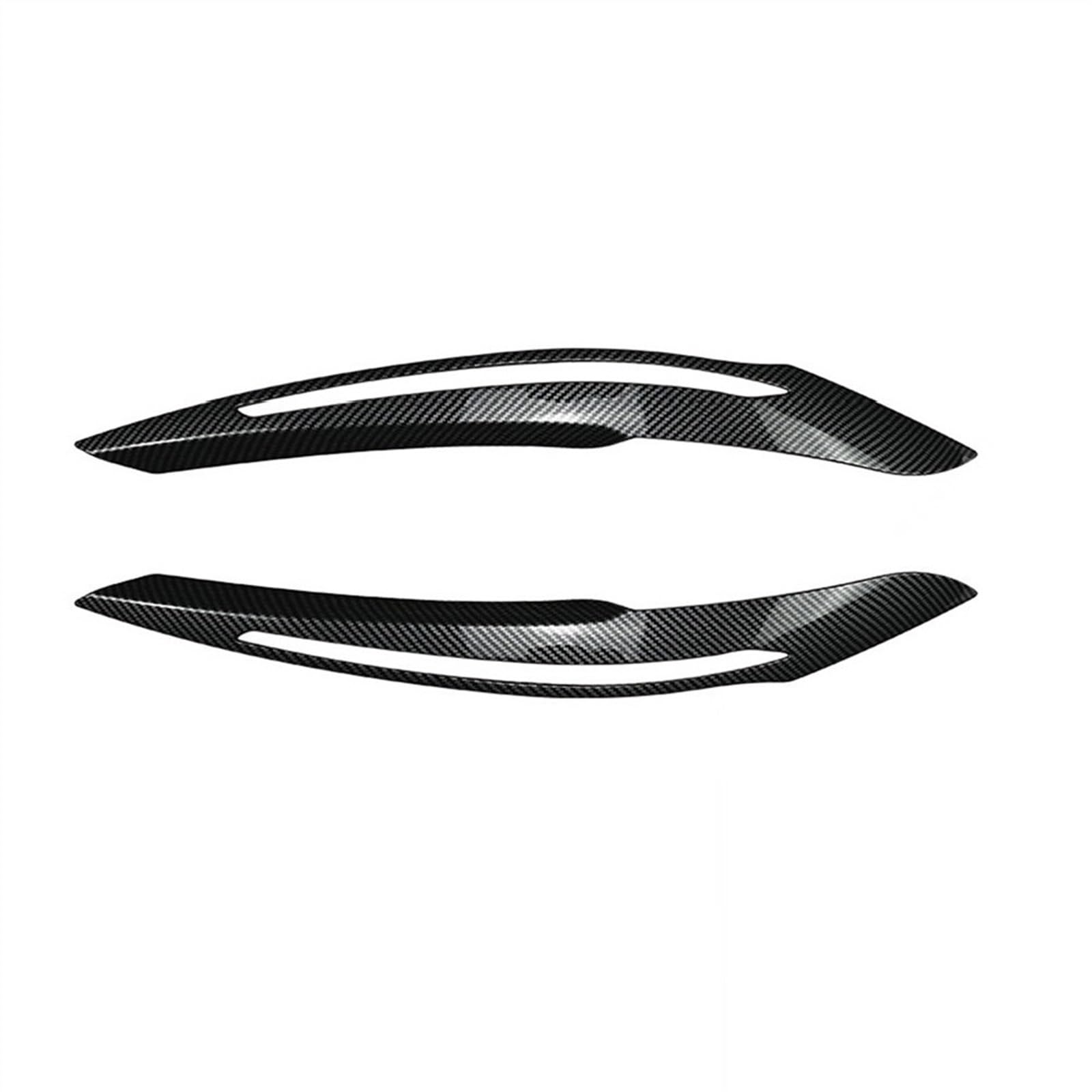 Car Headlight Eyebrows Eyelid Decorative Stickers for F20 F21 1 Series 118i 120d 120i 125i M135i 2011-2015(Carbon Look B)