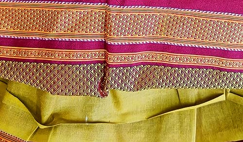 Image of Girl's Indian Traditional Ethnic Wear Reshim Cotton Khan Knot Frock