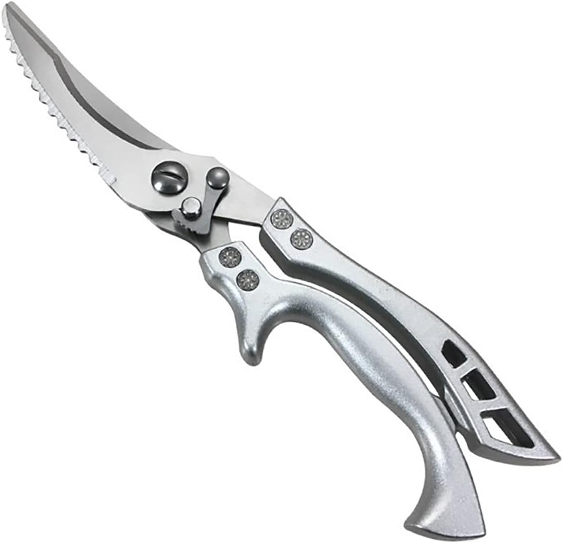 Kitchen Scissors Stainless Steel Chicken Bone Scissor Multi-Use Duck Fish Seafood Vegetable Shears Cooking Barbecue