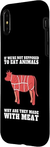 Vista 8 de iPhone SE (2020) / 7 / 8 Anti Vegan Carnivore Meat Eater Keto Diet Case