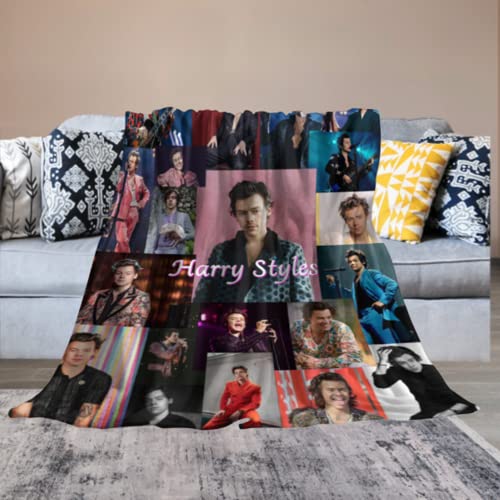 HYN Fleece Blankets and Throws for Bed Sofas Flannel Blankets Multifunctional Throws Christmas Birthday Gift (color-100x130cm)
