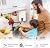 ThermoMate Tankless Water Heater Electric for Sink Faucet, 4500W 110~120V Small Point of Use Instant Hot Water Heater CSA Approved with Temperature Display, Self-modulating, 0.85GPM at 35°F Rise