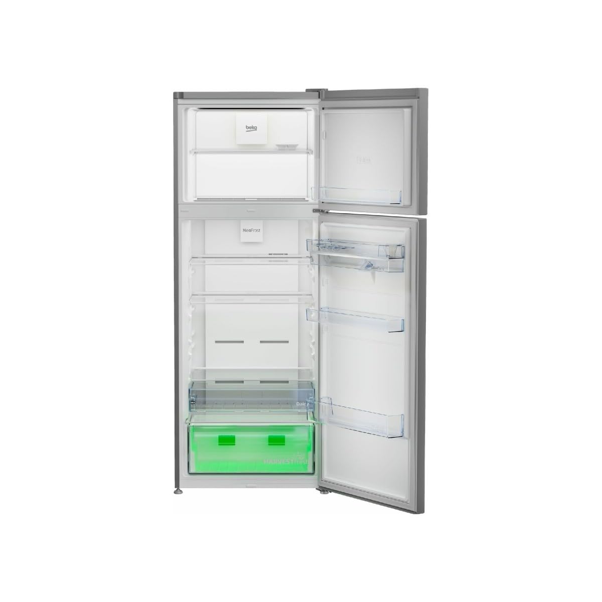 Beko Frigo Doppia Porta No Frost 455lt E 70cm Silver Rdne455e40dsn