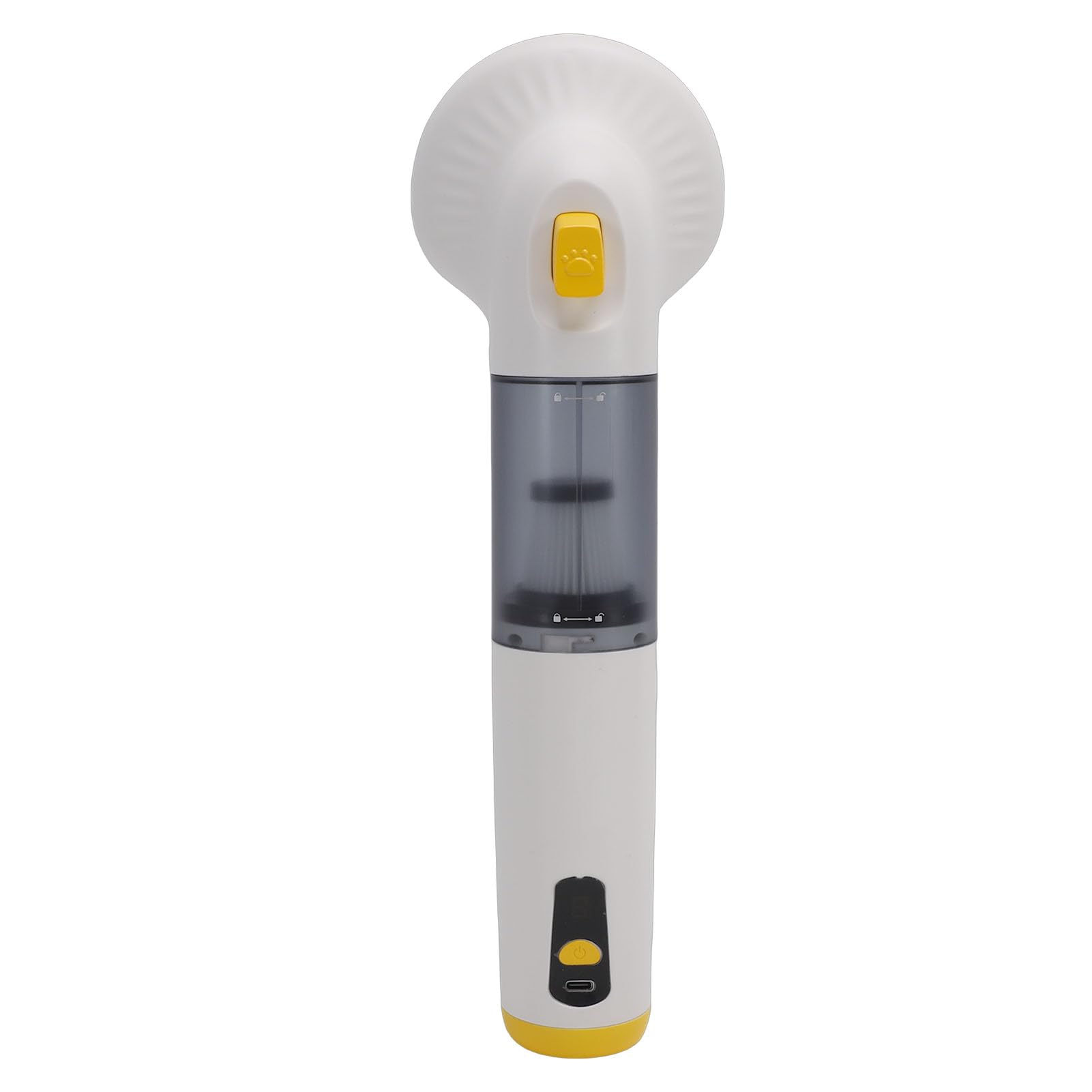 Asixxsix Aspirapolvere Portatile Senza Fili, Tazza per la Polvere da 200 Ml, Batteria da 1000 mAh, Adesivo per Rimozione di Animali Domestici, Aspirapolvere per di Animali Domestici con Accessori per
