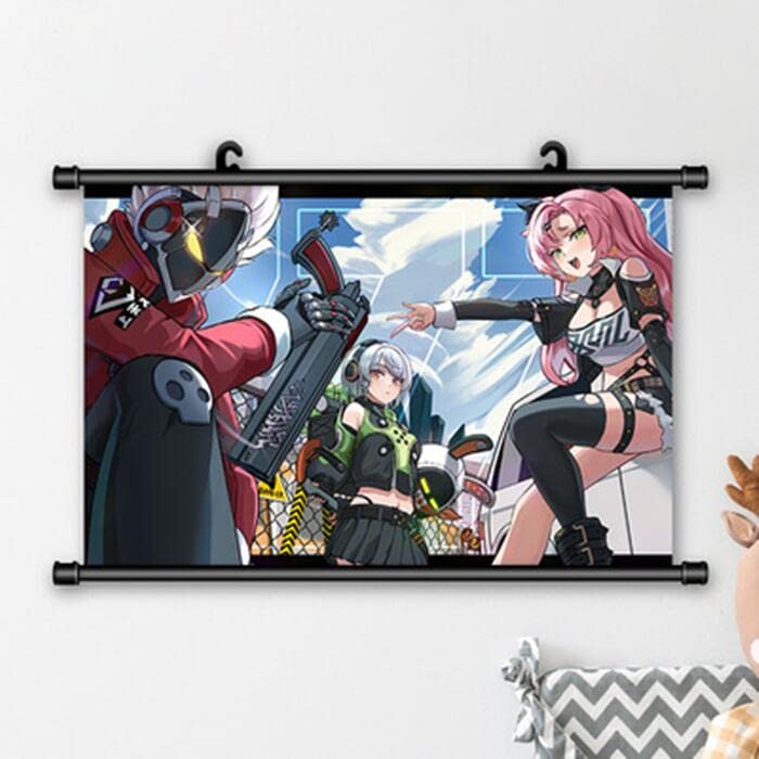 Amazon.co.jp: Zenless Zone Zero 掛ける絵 タペストリー ZZZ ゼンレス