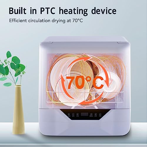 HEITIGN Lava-louças de bancada 8000 w automática à prova de vazamento portátil lava-louças de bancad