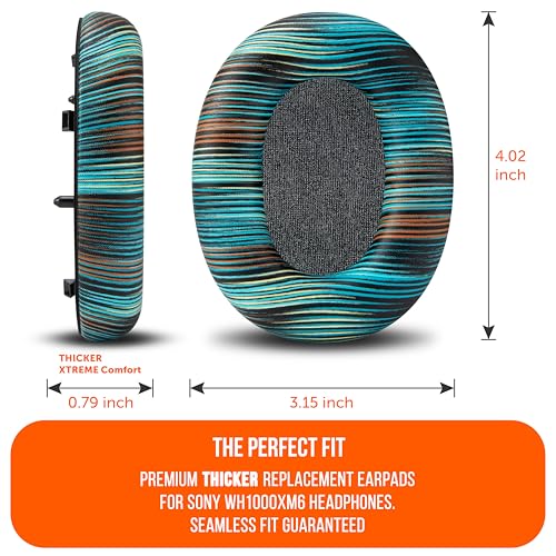 Image of WC PadZ XM6 - Premium Replacement Earpads Compatible with Sony WH-1000XM6 Headphones by Wicked Cushions | Enhanced Comfort, Durable PU Leather & Sound Isolation | The Simulation