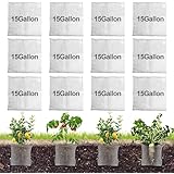 Femitu ゴーファーとV-oleワイヤーバスケット 6個パック 15ガロン*12、15ガロン 植物 R-oot ゴーファーバスケット 大きな植物の地下R-oot用 - 個別包装