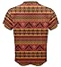 CowCow Mens Brown Eagles Tribal Native American Men's Sport Mesh Tee, Brown - 5XL