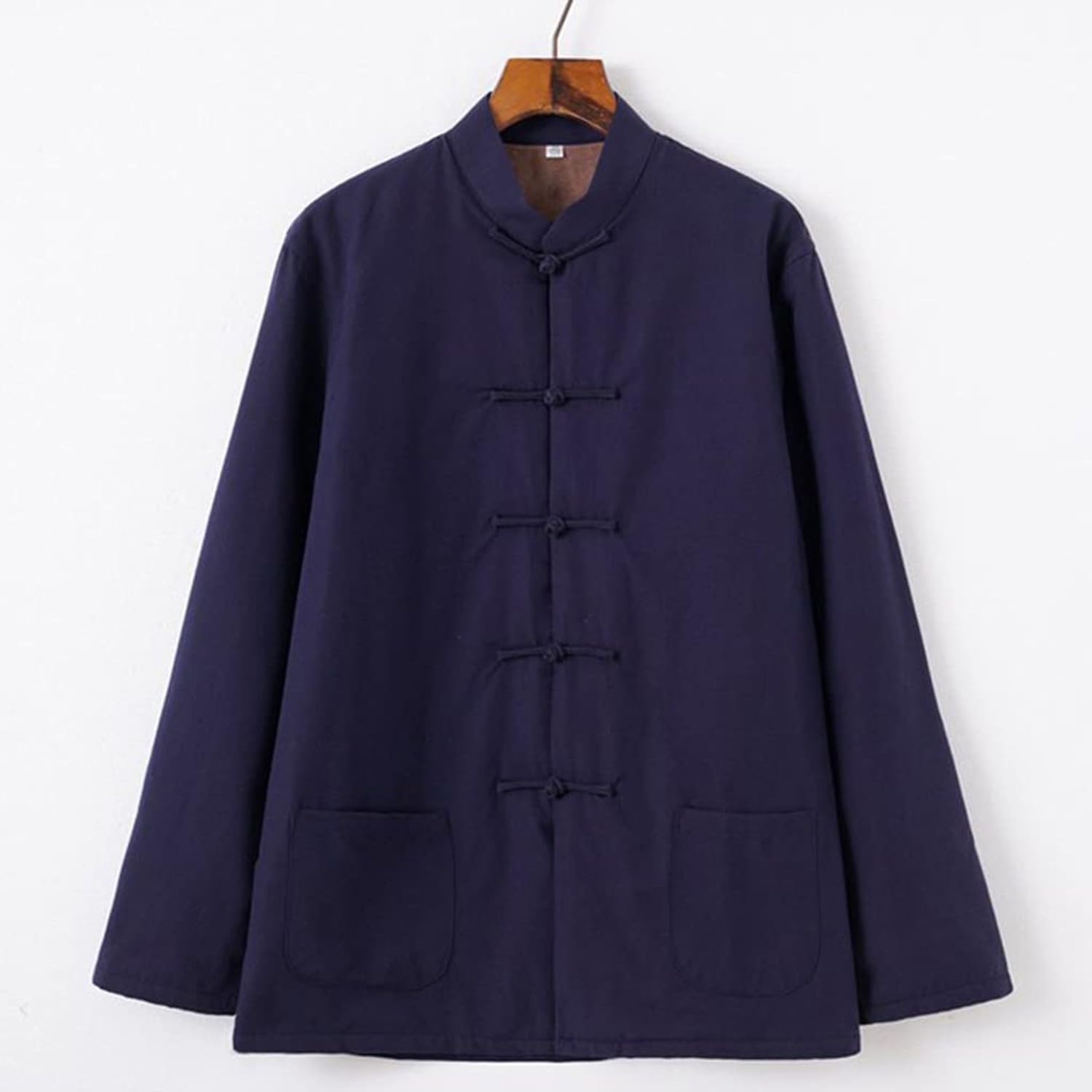 Winter Baumwolle Tang Kostüm Herren Tai Chi Uniform Langarm Chinesische Kleidung Traditionelle Chinesische Tops, Chinesische Kampfkunst Herren Jacke
