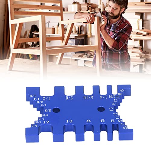 Calibrador para cola de milano en aluminio azul miniatura 6