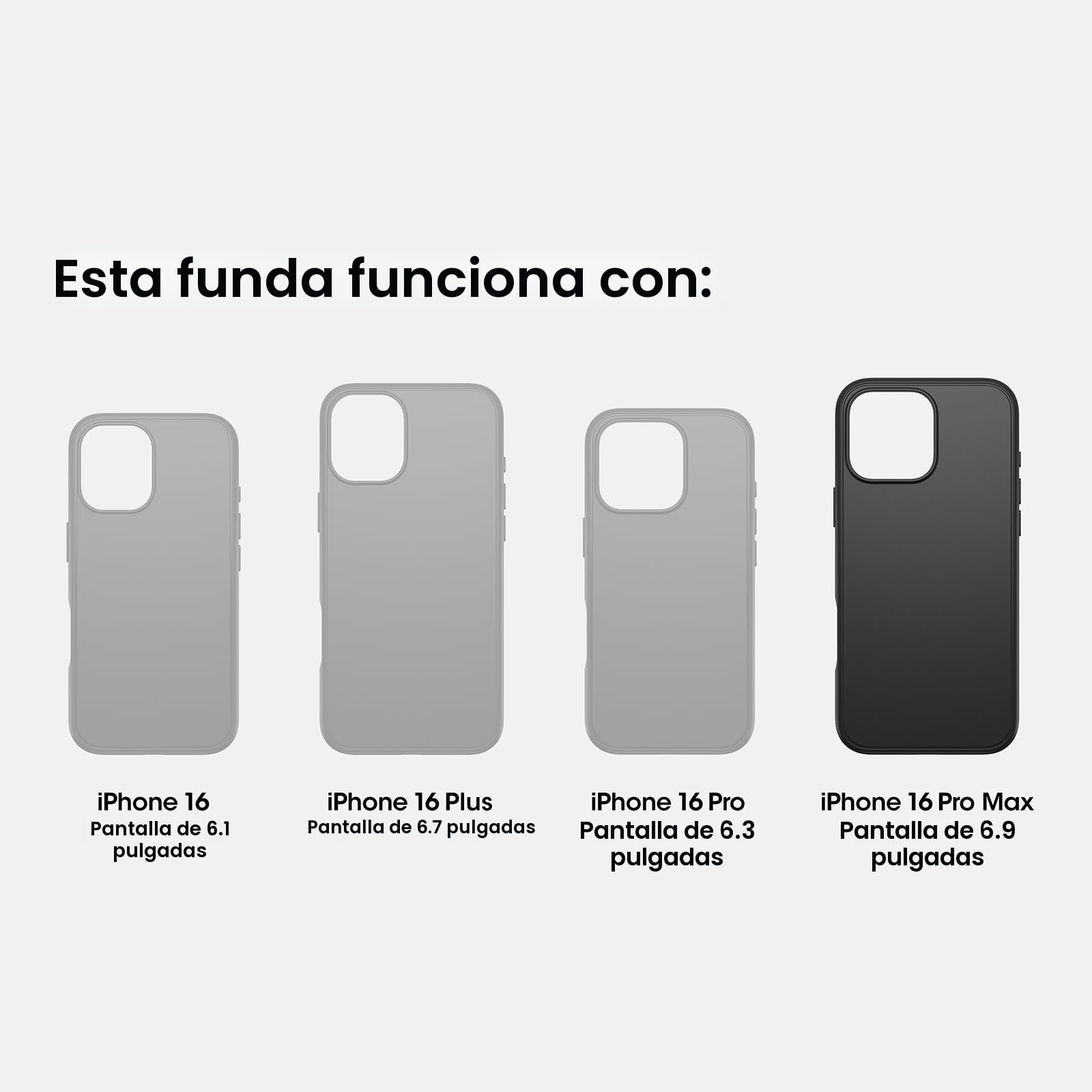 Otterbox Protector de Pantalla de Cristal Templado Premium Pro Glass Privacy Guard para iPhone 16 Pro Max, Protección superior contra arañazos, Protege de caídas de hasta 1.8m
