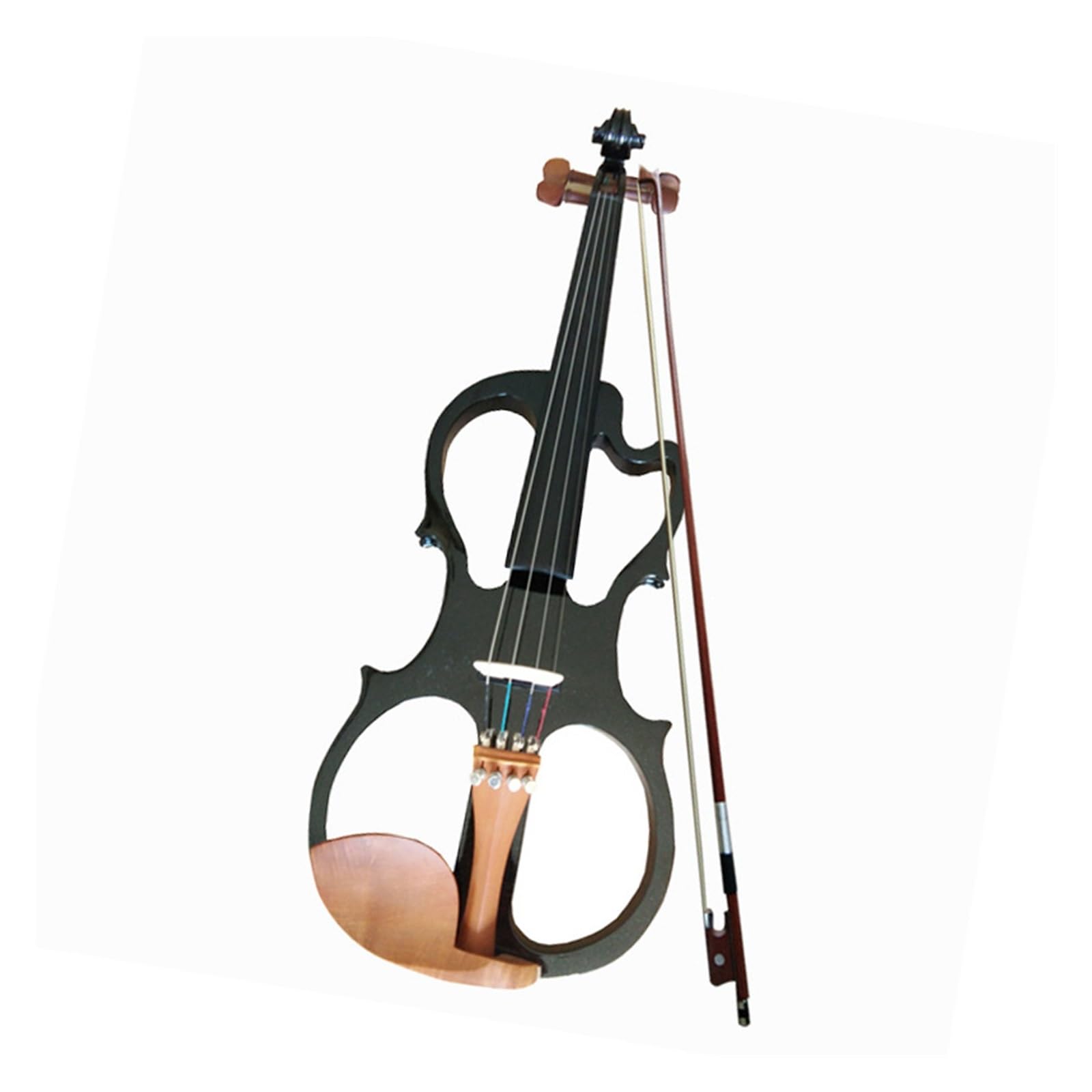 Violino Elettronico Nero 4/4 Professionale Per Principianti Violino