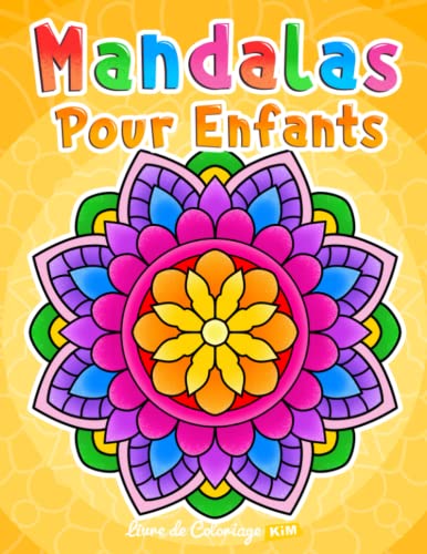 Mandalas pour Enfants: Livre de coloriage avec des motifs de mandala simples.
