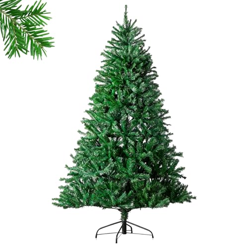 Aourow Sapin de Noël Artificiel de qualité supérieure - 120 cm - Montage Rapide - Branches Naturelles - Support en métal - Montage Rapide - Réutilisable
