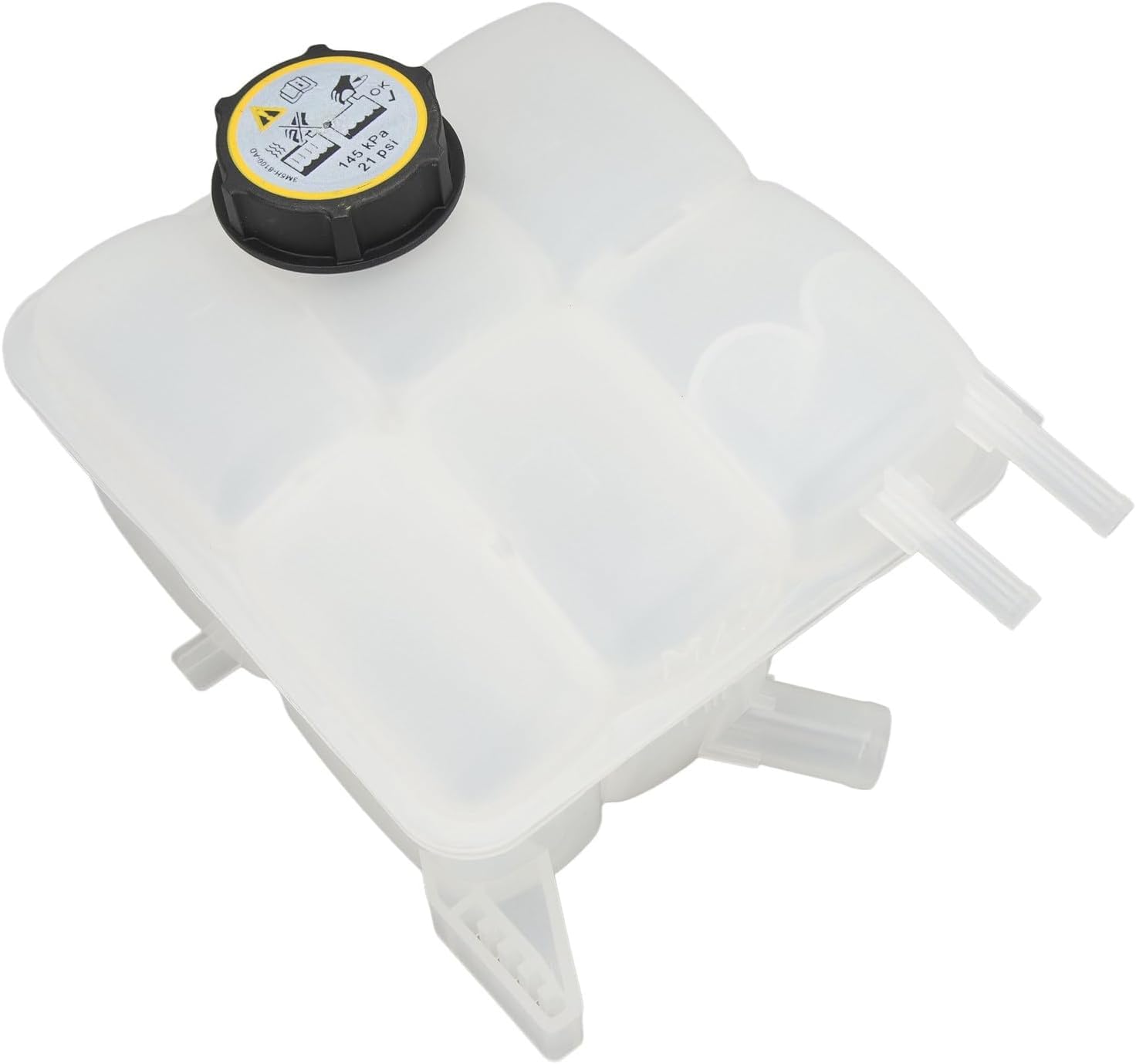 Tanque de refrigerante Tanque de recuperación de refrigerante para automóvil Contenedor de botella de expansión con tapa para 3 2004-2012 LF8B-15-350B