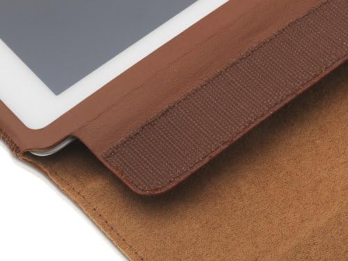 KAVAJ Case Leather Cover Berlin Works with Apple iPad 4, iPad 3, iPad 2 Cognac Brown Genuine Cowhide Leather with Built-in Stand Auto Wake/Sleep Function. Slim Fit Smart Folio Covers