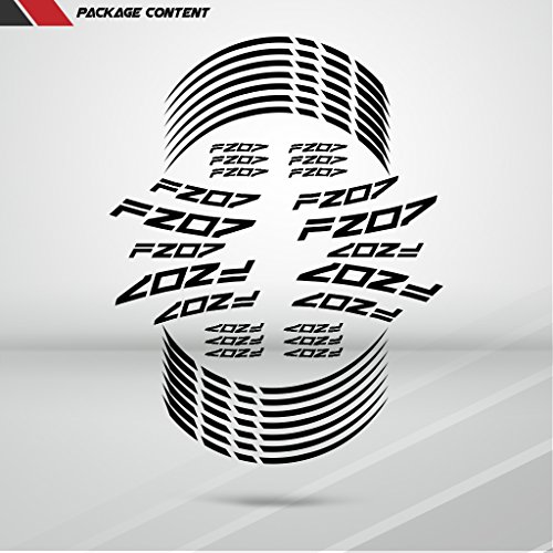 image for Stickman Vinyls Reflective Yellow Motorcycle Rim Wheel Decal Accessory