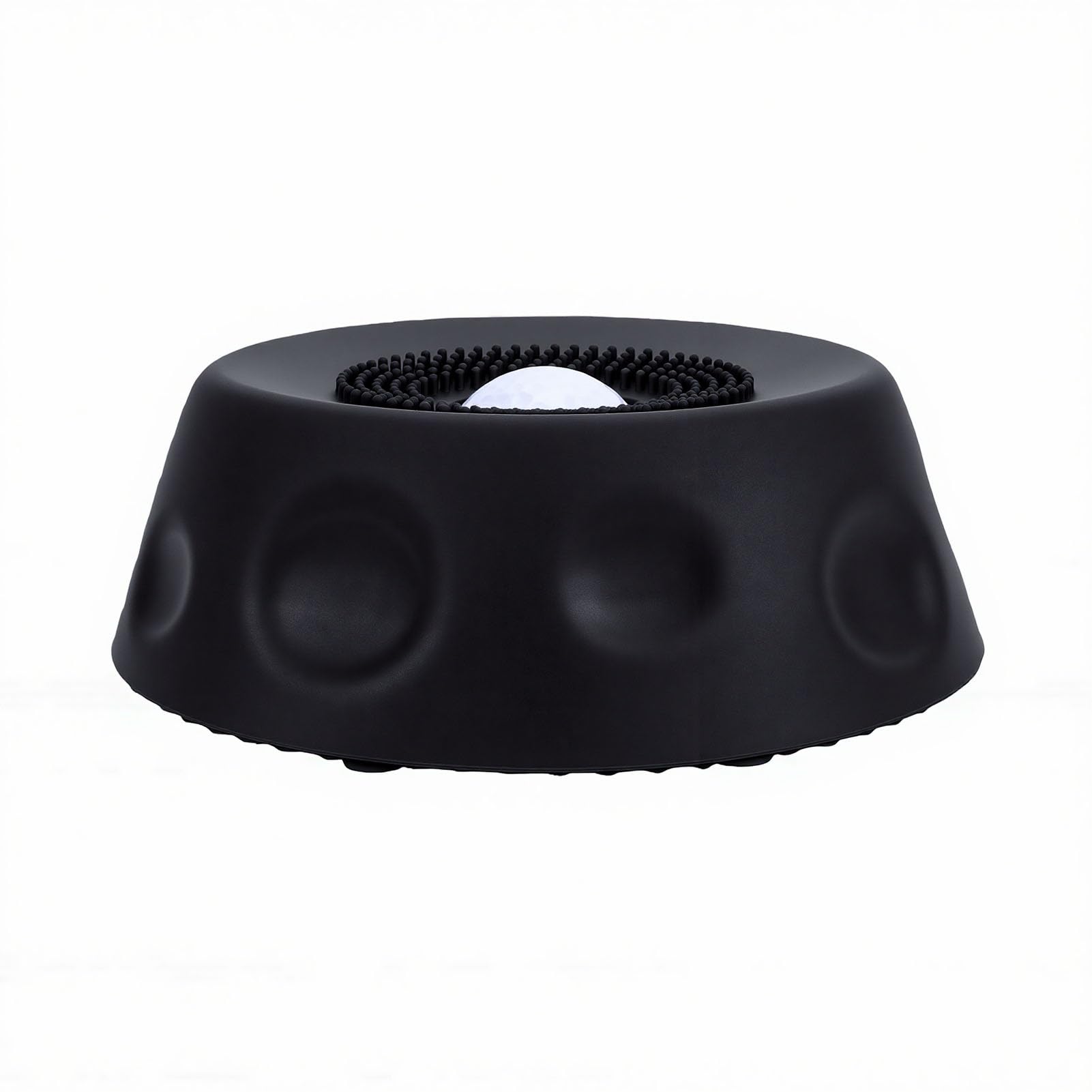 Ciotola Leccata per Cani, Distributore Lento di Leccata Liquida, Tappetino Antigoccia Antiscivolo Fondo Antiscivolo, Facile da Pulire, Silicone PP per Cane Anziano Cucciolo Nuovo (BLACK)