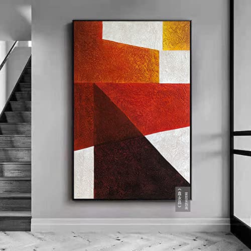 Peinture à l'huile fait main style Wabi-Sabi avec texture 3D haut de gamme